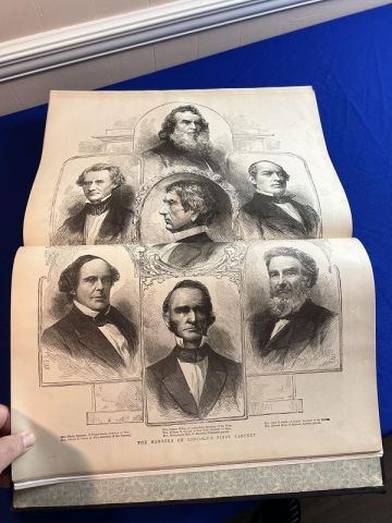 1895 FRANK LESLIES THE SOLDIER IN OUR CIVIL WAR TWO VOLUME BOOK SET