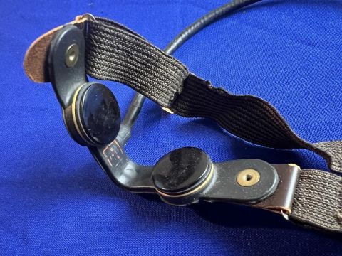 Vintage US Army WW2 Shure Brothers T-30 Throat Microphone