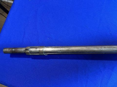 GOOD LOOKING RIFLED AND SIGHTED .69 CALIBER H&P CONVERSION OF A SPRINGFIELD MODEL 1822 U.S. MUSKET NJ CONTRACT