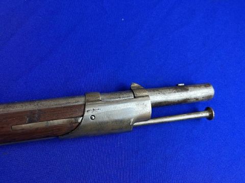 GOOD LOOKING RIFLED AND SIGHTED .69 CALIBER H&P CONVERSION OF A SPRINGFIELD MODEL 1822 U.S. MUSKET NJ CONTRACT