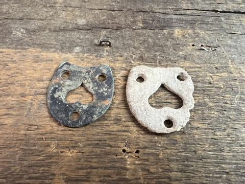 Two Dug Civil War Brogan Heal Taps Peachtree Creek Atlanta Ga