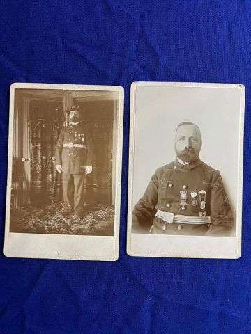 Union Army veteran of the American Civil War GAR Staff of Commander Chief Cabinet Cards