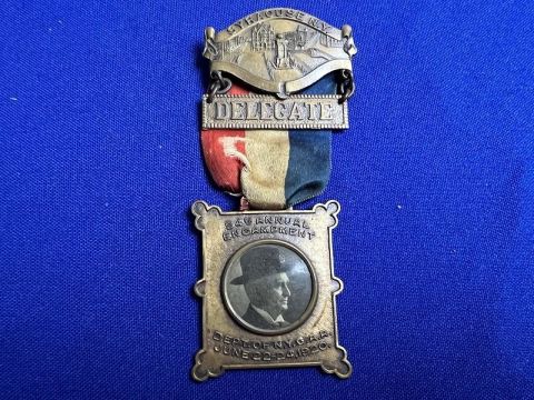 1920 GAR Veterans 54th Syracuse NY Encampment Delegate Medal