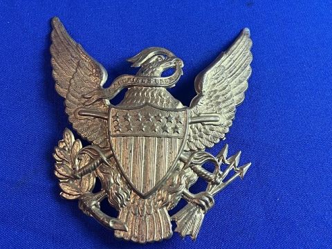 US MODEL 1881 EAGLE CAVALRY INSIGNIA FOR SHAKO PITH HELMET