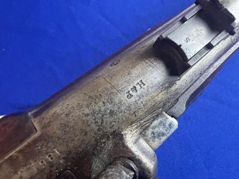 GOOD LOOKING RIFLED AND SIGHTED .69 CALIBER H&P CONVERSION OF A SPRINGFIELD MODEL 1822 U.S. MUSKET NJ CONTRACT