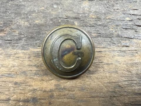 CONFEDERATE CAVALRY COAT BUTTON NON DUG BLANK BM CS127A1