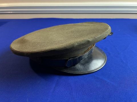 WW2 USMC VISOR CAP DATED 1944 MADE BY GD CAUTHON