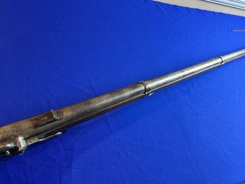 GOOD LOOKING RIFLED AND SIGHTED .69 CALIBER H&P CONVERSION OF A SPRINGFIELD MODEL 1822 U.S. MUSKET NJ CONTRACT