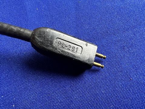 Vintage US Army WW2 Shure Brothers T-30 Throat Microphone