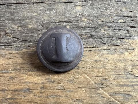 DUG CIVIL WAR CONFEDERATE CAST I INFANTRYMAN'S COAT BUTTON NASHVILLE
