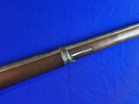GOOD LOOKING RIFLED AND SIGHTED .69 CALIBER H&P CONVERSION OF A SPRINGFIELD MODEL 1822 U.S. MUSKET NJ CONTRACT