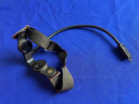 Vintage US Army WW2 Shure Brothers T-30 Throat Microphone