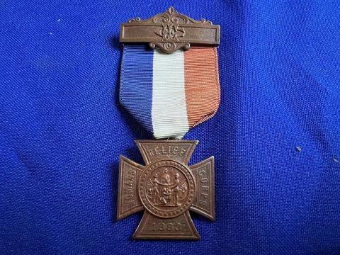 CIVIL WAR VETERAN FCL WOMENS RELIEF CORPS MEDAL