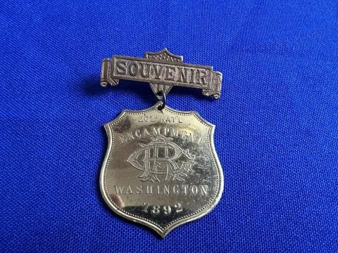1892 WASHINGTON 26TH NATIONAL ENCAMPMENT SOUVENIR MEDAL
