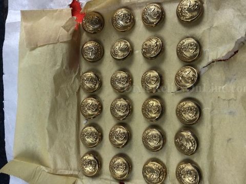 US Marine Corps USMC Buttons by Horstmann 17mm Size on Original Card