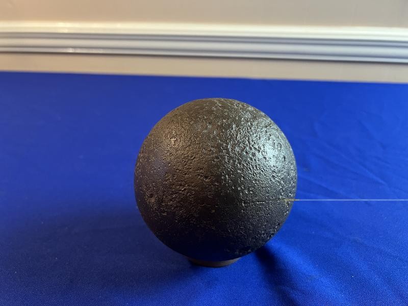 CIVIL WAR 12LB SOLID SHOT CANNONBALL