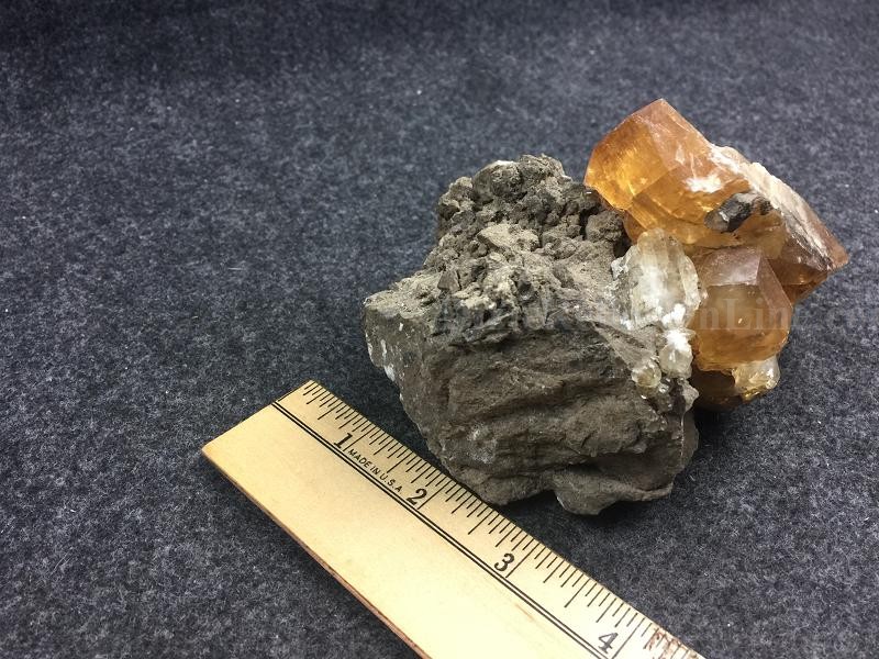 Stellar Beam Golden Honey Calcite 5.5” 1.9” Lbs Self Standing Mineral Rock