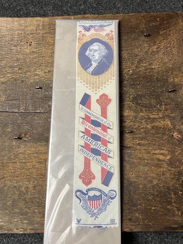 RARE GEORGE WASHINGTON BICENTENNIAL 1976 RIBBON EXCELLENT