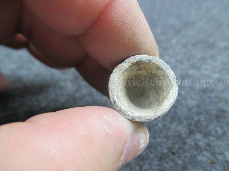 Dug Civil War 69 Caliber Three Ring Cone Cavity Bullet Shiloh Tn