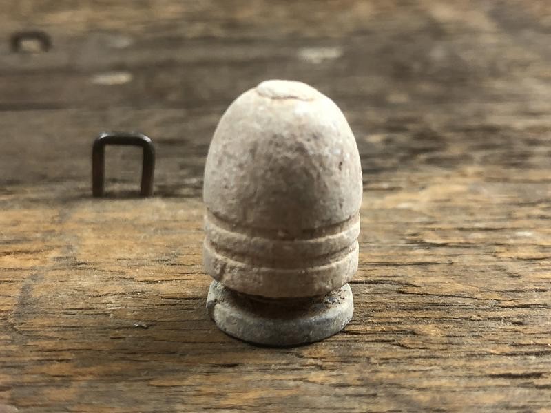 CIVIL WAR DUG US TYPE 3 WILLIAMS CLEANER BULLET RECOVERED PEACHTREE CREEK GA