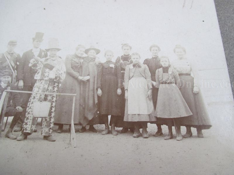 Large US Centennial Albumen Image Photograph Uncle Sam Dressed up Boy