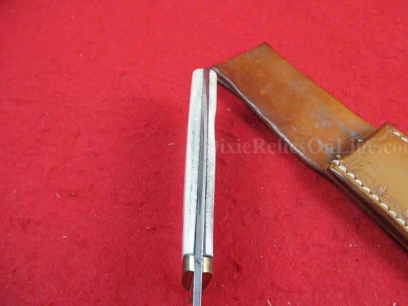 Custom Fixed Blade Hunting Knife with Scabbard