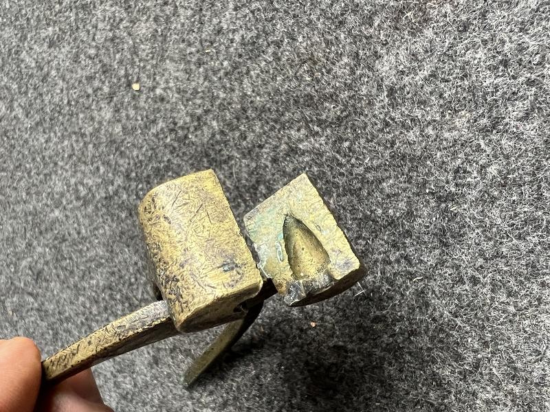 Antique Civil War Era 35 Caliber Bullet Mold