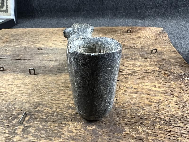 Native American Carved Stone Pipe