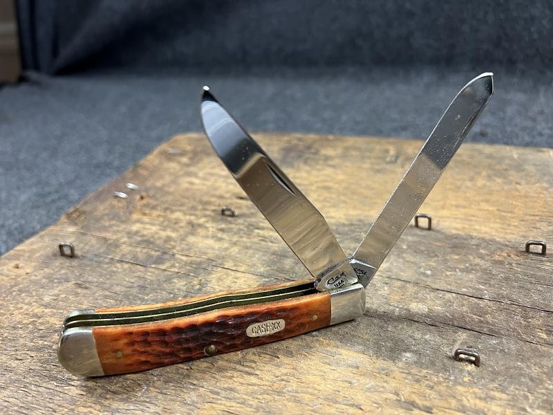 Case XX Stainless USA 1990s 6254 SSP Stainless Trapper Knife