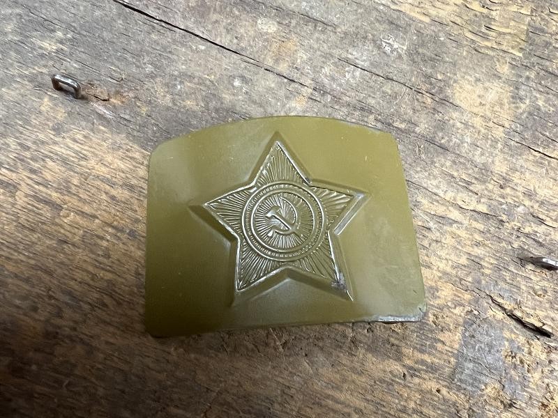 WWII Era Soviet Military Russian Army Soldier Buckle USSR