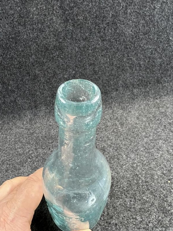 ANTIQUE HERMAN WINTER SODA BOTTLE SAVANNAH GA