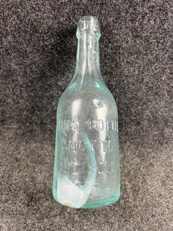 ANTIQUE HERMAN WINTER SODA BOTTLE SAVANNAH GA