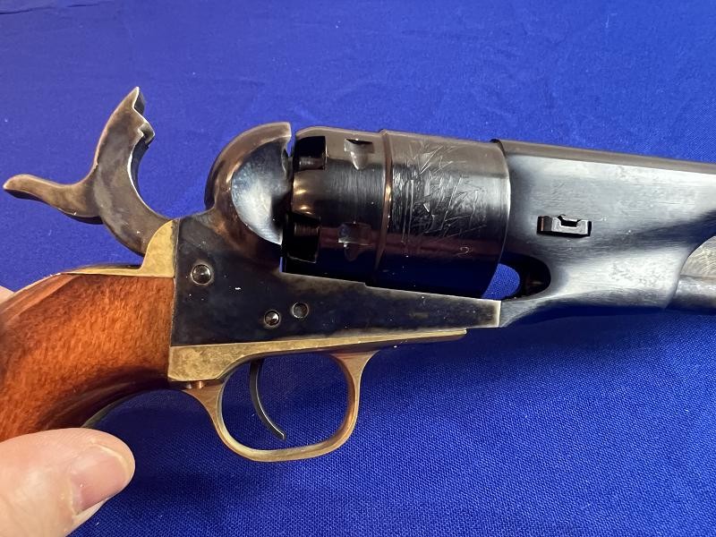 Gardone Italian Reproduction of a Colt Army 44 caliber Revolver in box with accessories
