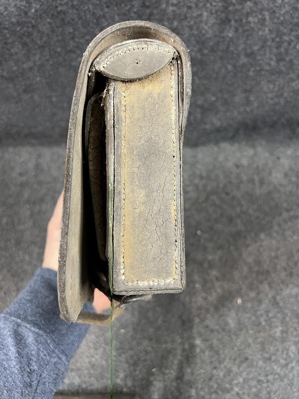 Civil War Model 1858 U S Cartridge Box, with U.S. Boxplate