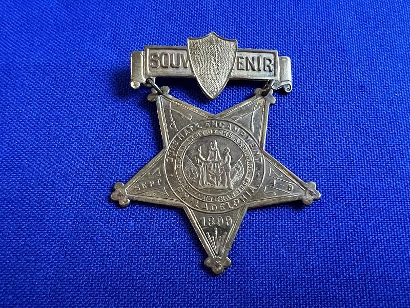 1899 PHILADELPHIA 33RD NATIONAL ENCAMPMENT SOUVENIR MEDAL