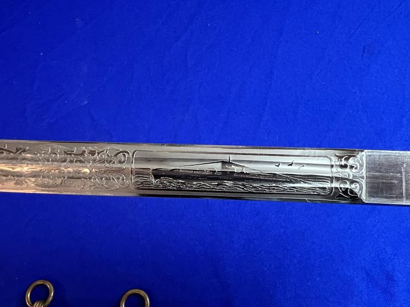 WWII GERMAN KRIEGSMARINE U-BOAT OFFICER DRESS DAGGER
