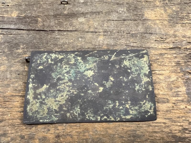 Dug Confederate Sheet Brass Buckle Recovered Vicksburg MS