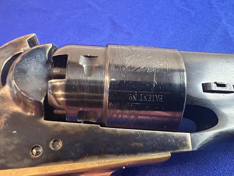 Gardone Italian Reproduction of a Colt Army 44 caliber Revolver in box with accessories