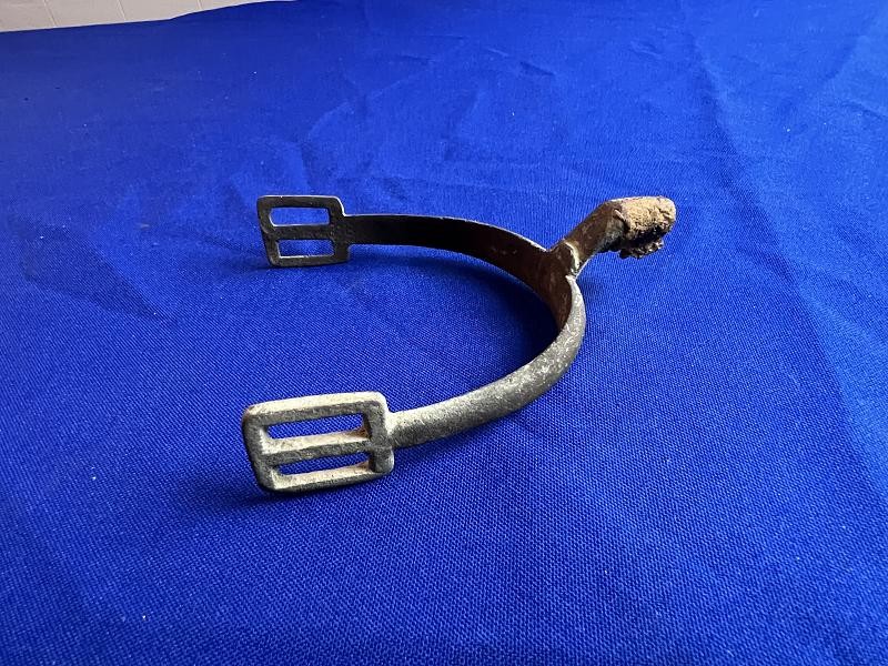 Dug Union Civil War Dog Head Style Cavalry Spur