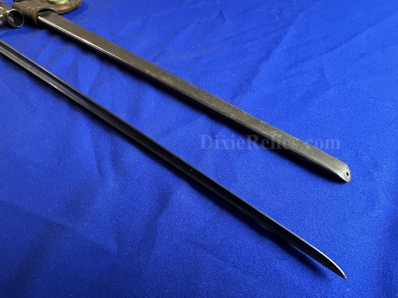 U.S. Model 1873 Springfield 45-70 Trapdoor Socket Bayonet Marked US With Scabbard