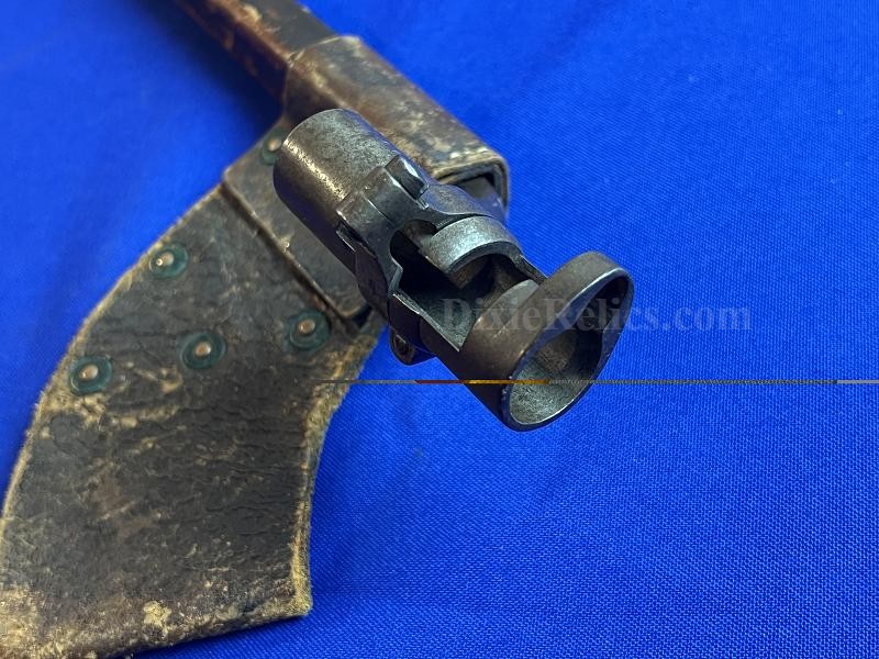 Swedish Model 1867 Bayonet for Rolling Block Rifle with Original Scabbard