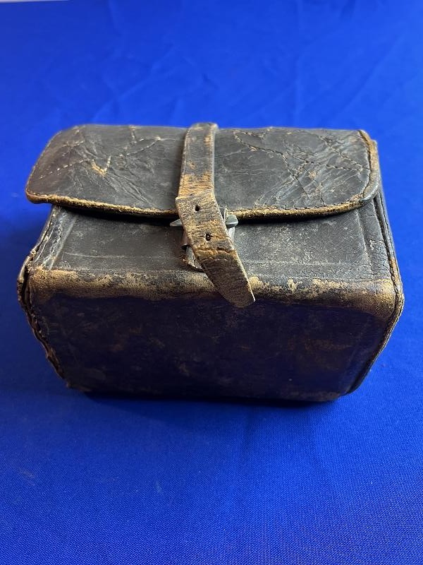 Pre Civil War Doctors Medical Leather Saddle Bag