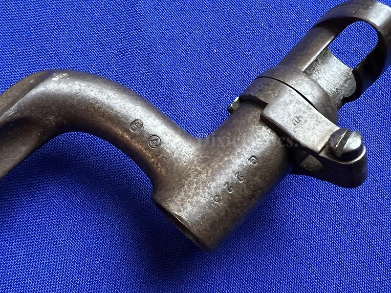 Swedish Model 1867 Bayonet for Rolling Block Rifle with Original Scabbard