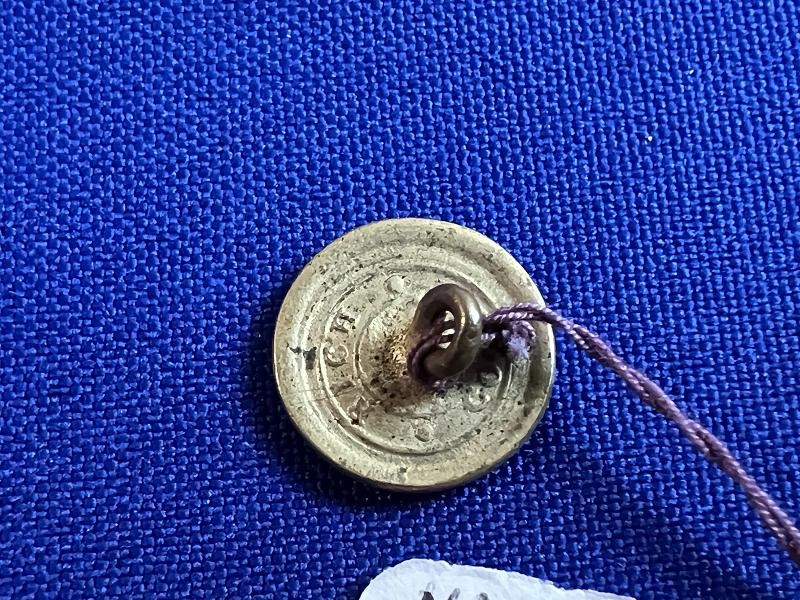 1830's US Navy Officer Cuff Size Button Warranted BM NA86AV Alberts Book