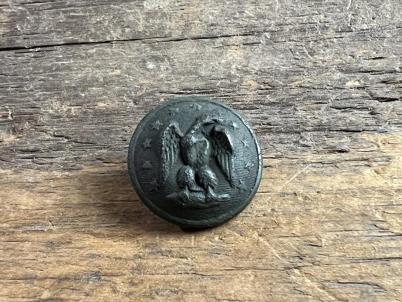 Confederate Eagle Droop Wing Staff Officers Coat Button HTB Manchester BM