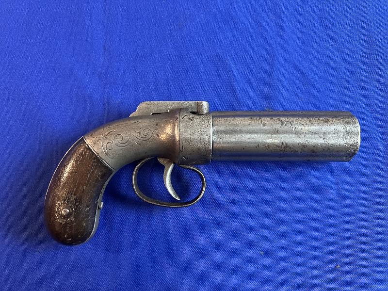 ALLEN & THURBER DOUBLE-ACTION BAR HAMMER PEPPERBOX REVOLVER