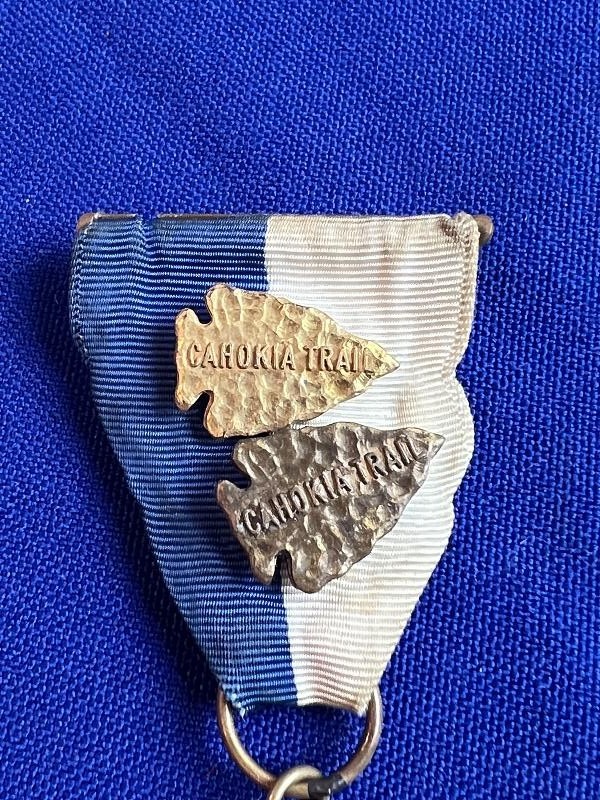 VINTAGE BOY SCOUT CAHOKIA PILGRIMAGE MEDAL BADGE