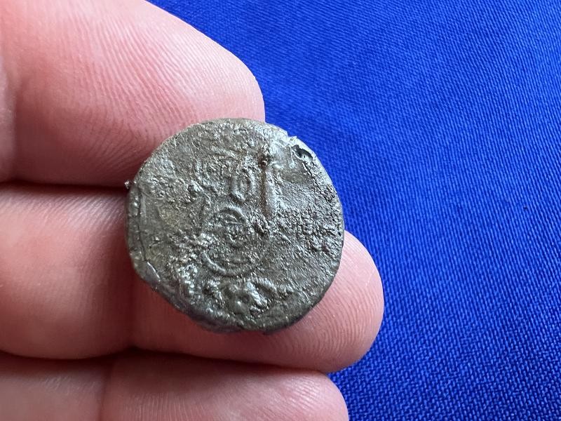 DUG WAR OF 1812 U.S. INFANTRY COAT BUTTON FROM FORT ASTOR FLA
