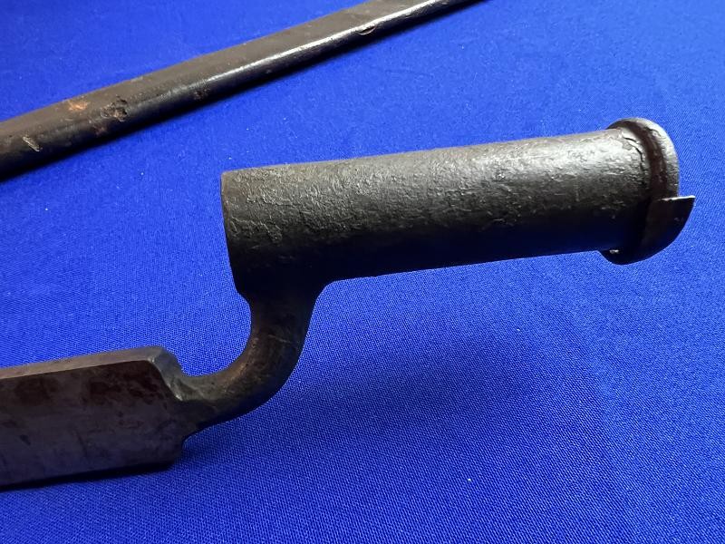 P1849 AUSTRIAN RIFLE SABRE BAYONET WITH SCABBARD