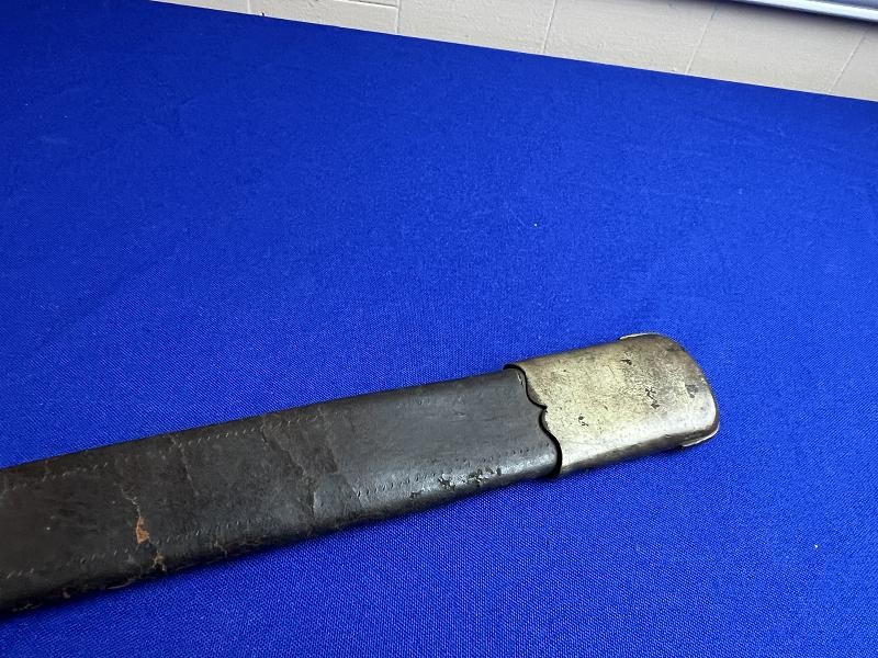 P1849 AUSTRIAN RIFLE SABRE BAYONET WITH SCABBARD